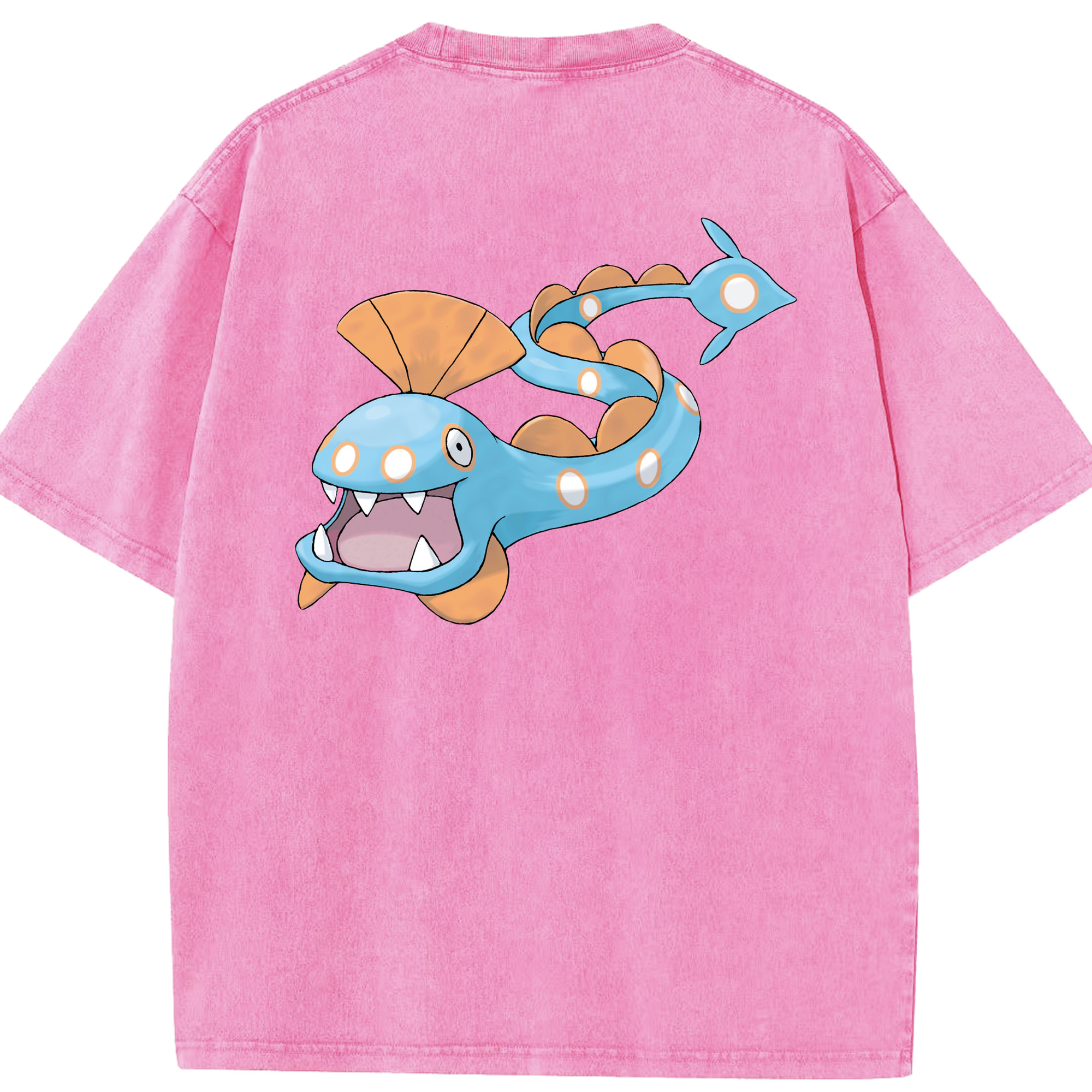 （画像用） ポケットモンスター Pokémon 綿100% ヴィンテージ風 半袖Tシャツ（背面プリント）